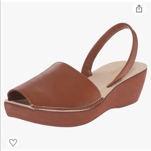 Kenneth Cole Reaction Fine Glass Slingback Platform Sandal